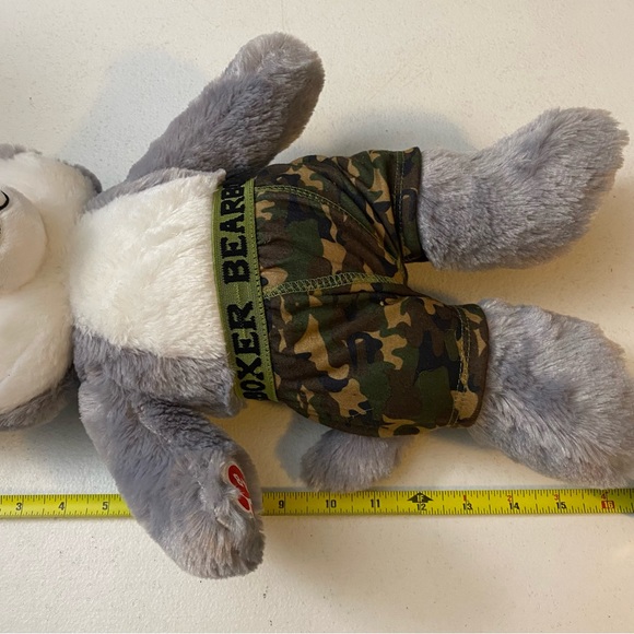 Build A Bear Great Wolf Lodge Wiley Wolf Gray 16" Plush BABW Souvenir - Picture 3 of 6